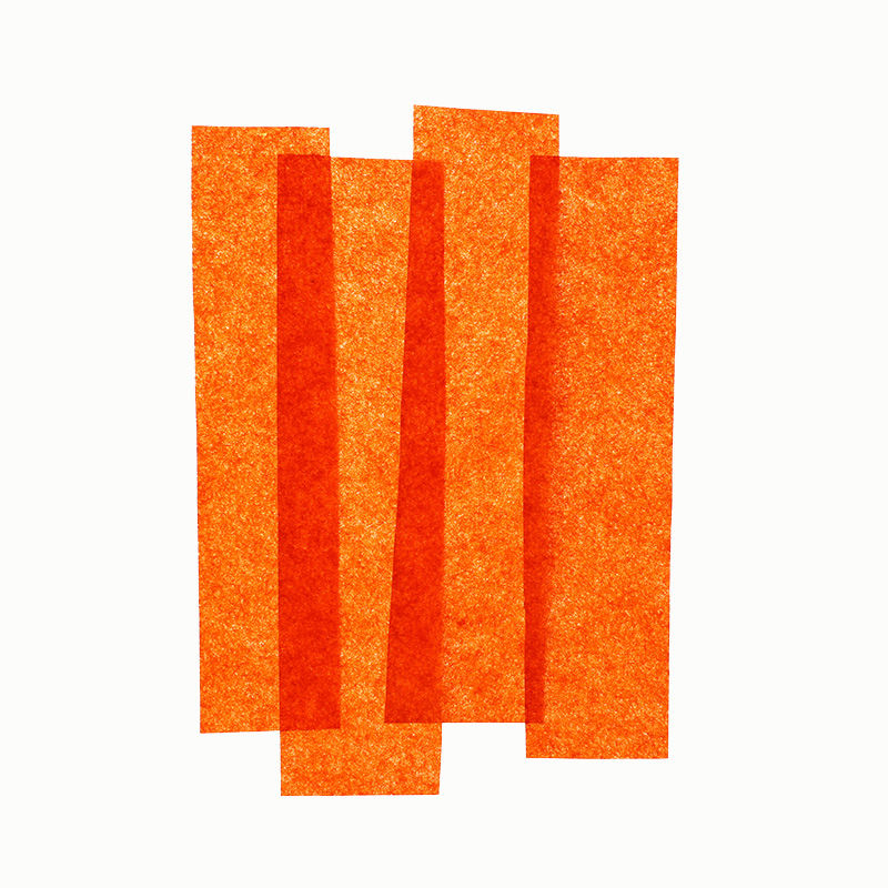 Seidenpapier, 50 x 70 cm, 26 Bogen, blau Orange