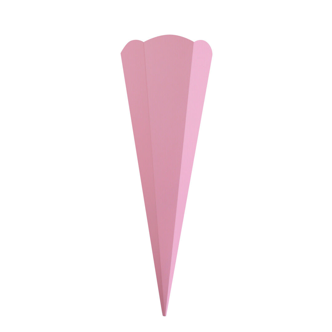 Schultüte, weiß Rosa