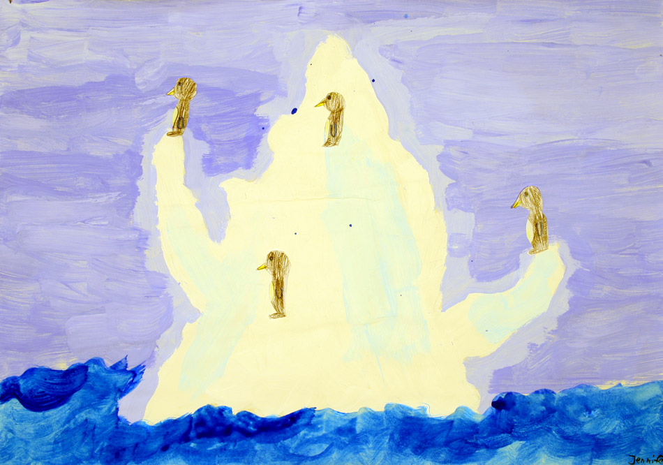 Pinguine auf dem Eisberg von Jennifer (8)