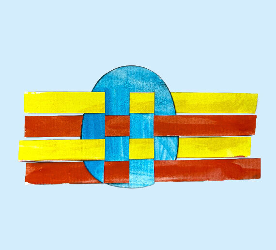 Flechthasen und Flechtküken basteln für Ostern