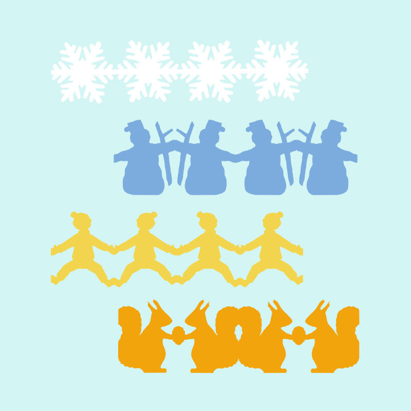 Papierketten - Winter PDF