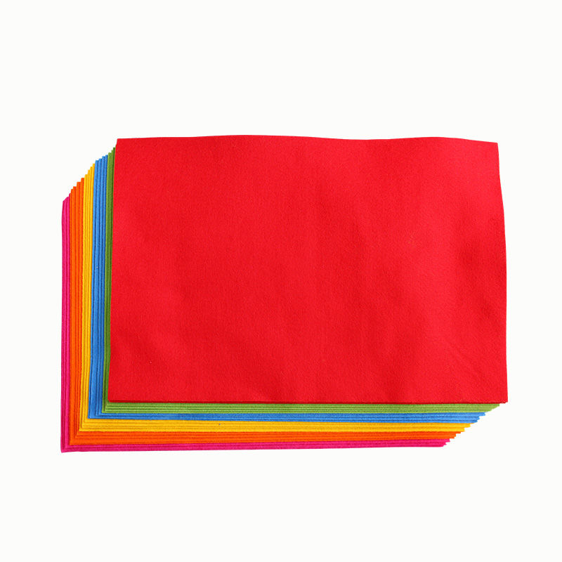 Filzplatten, 20 x 30 cm, 24 Platten, 6 Farben 