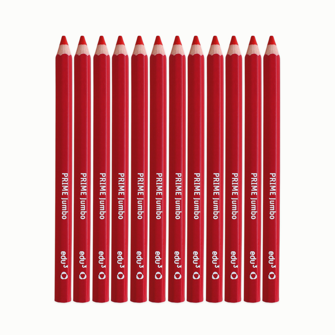 Prime Jumbo, 12er Pack, rosa Rot