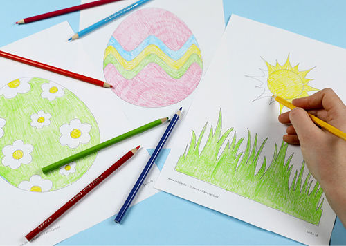 Anleitung Ostern-Fensterbild