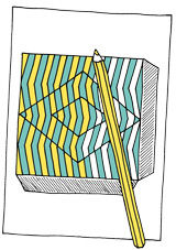 Op-Art Gruppenarbeit