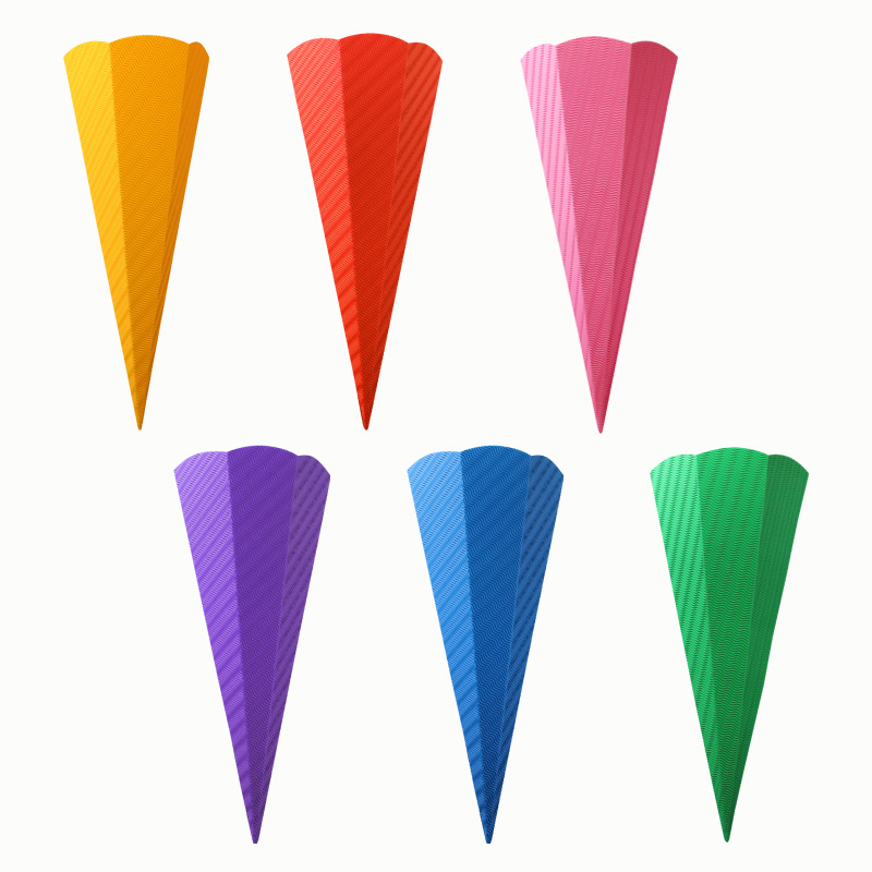Schultüten 3D-Wellpappe