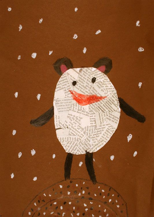 Maus im Schnee von Caroline (7)