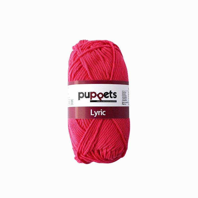 Topflappengarn, weiß Pink
