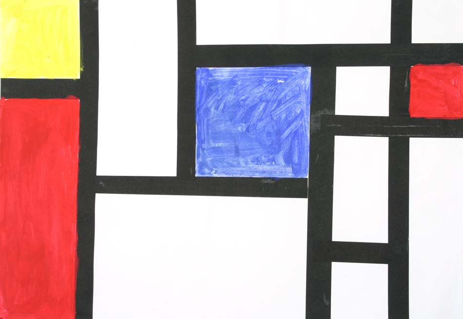 Malen wie Mondrian von Natalie (9)