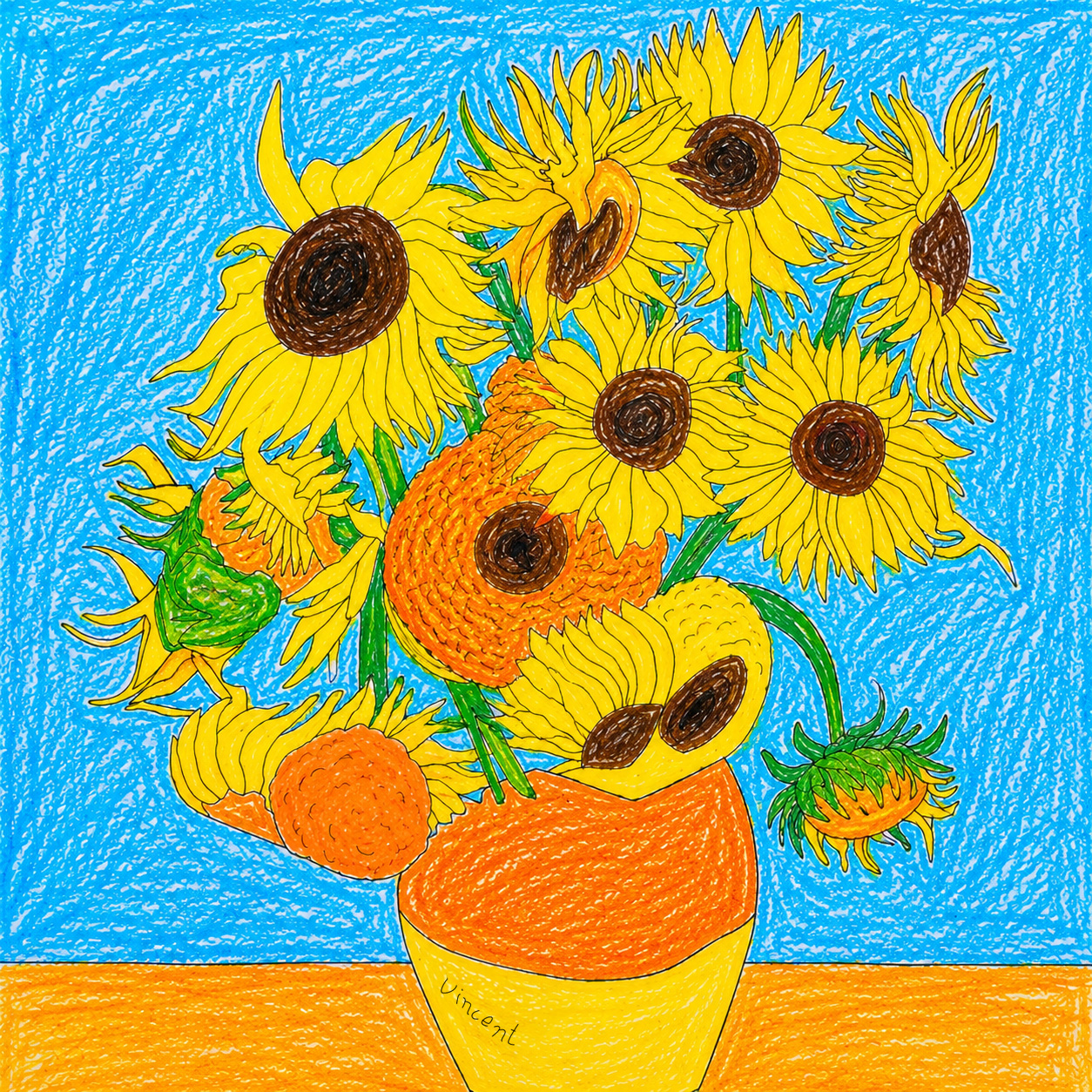 Vincent van Gogh - Sonnenblumen PDF 