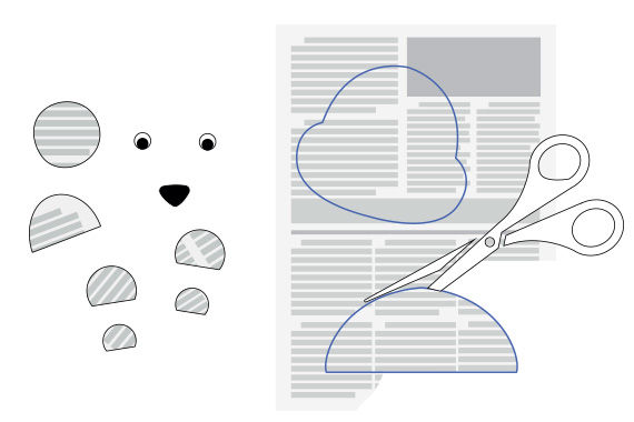 Anleitung für witzige Wackelaugen-Tiere aus Zeitungspapier