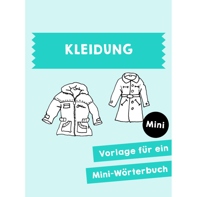 Homeschooling - Mini-Wörterbuch Kleidung PDF
