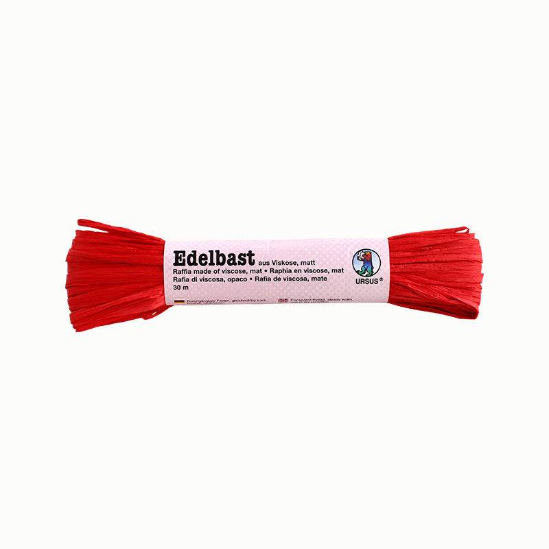 Bast, 30m Strang, dunkelblau Rot