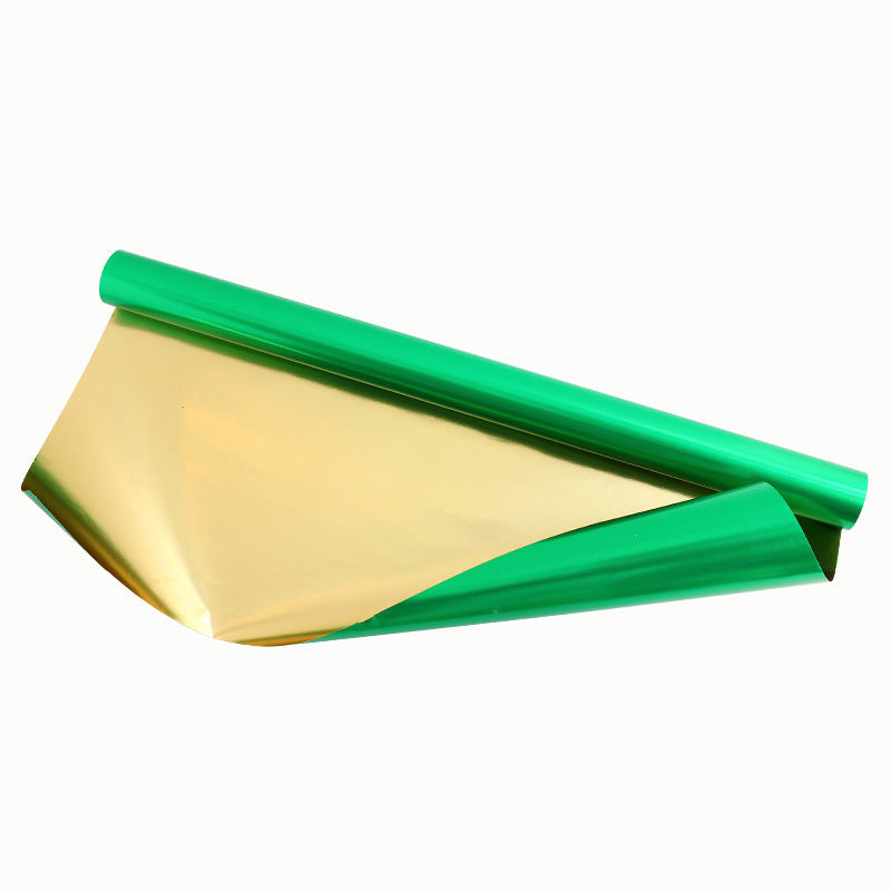 Goldfolie, Rolle 0,50 x 10 m, gold-gold gold/grün