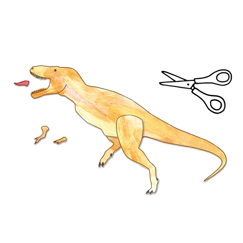 Mal-Collagen - Dinosaurier