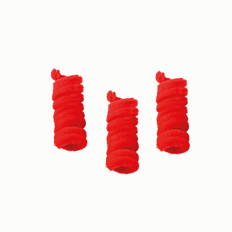 Pfeifenputzer, 10er Pack, orange Rot