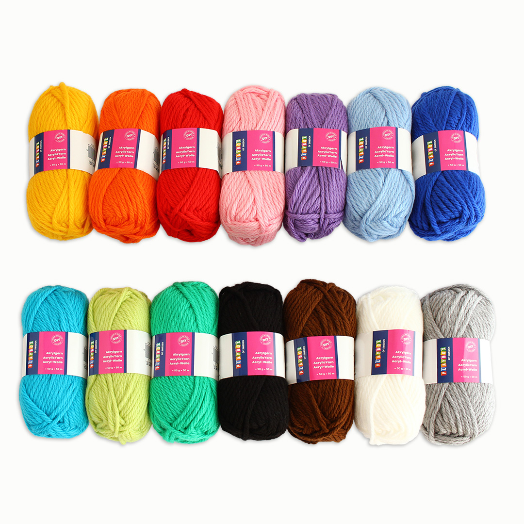Acrylgarn, 14er Set