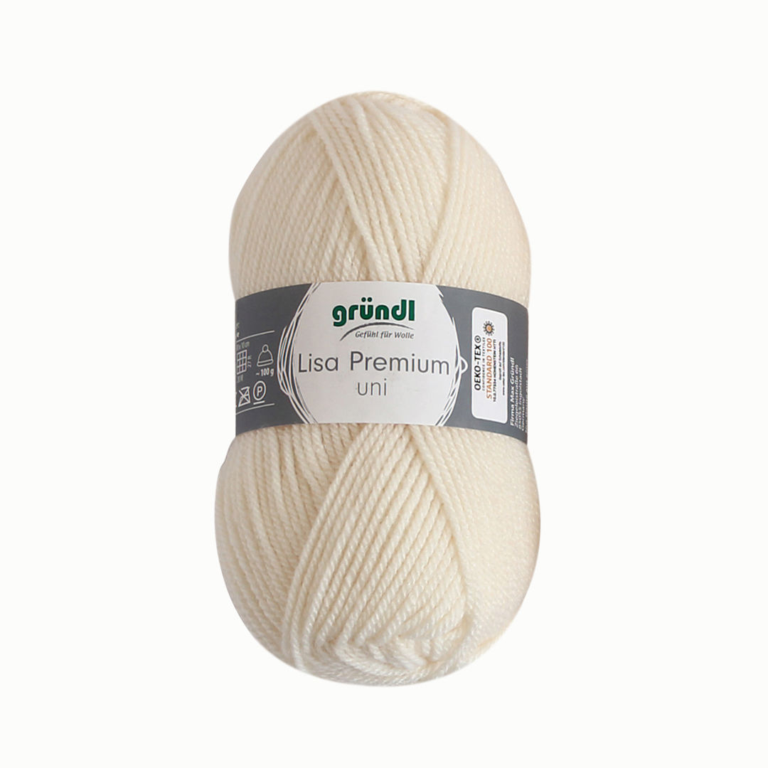 Wolle, 50 g Knäuel, schwarz wollweiss