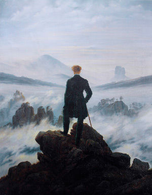 Caspar David Friedrich - Der Wanderer über dem Nebelmeer