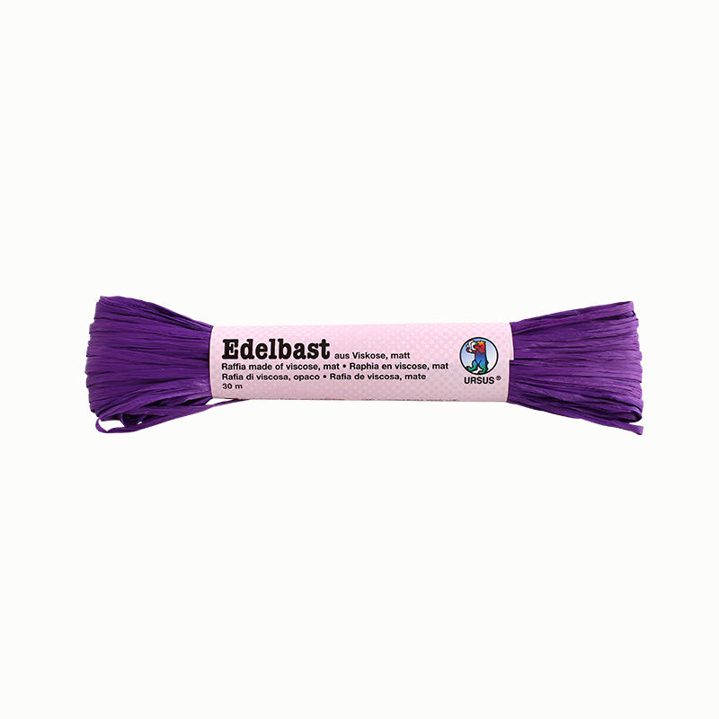 Bast, 30m Strang, dunkelblau Violett