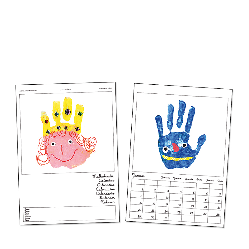 Kalender basteln