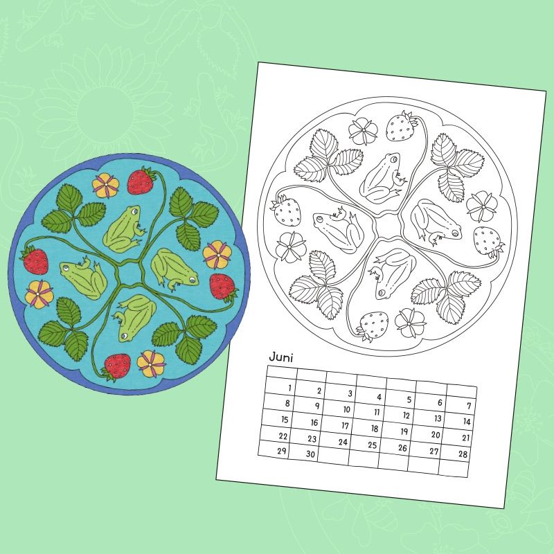 Mandala-Kalender PDF