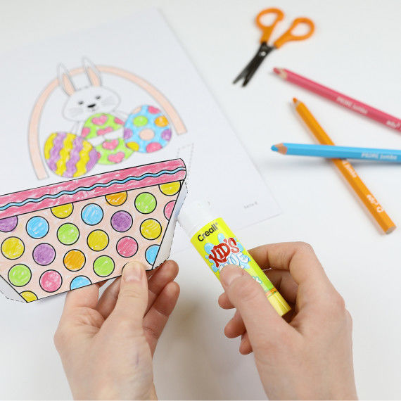Ein kleiner Osterkorb für Kinder