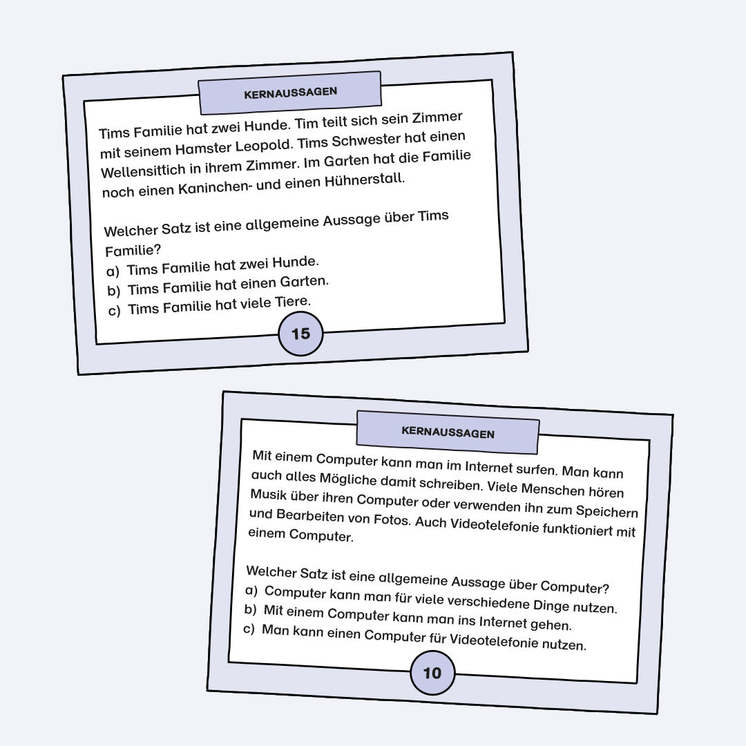 Lies mal! Kernaussage PDF