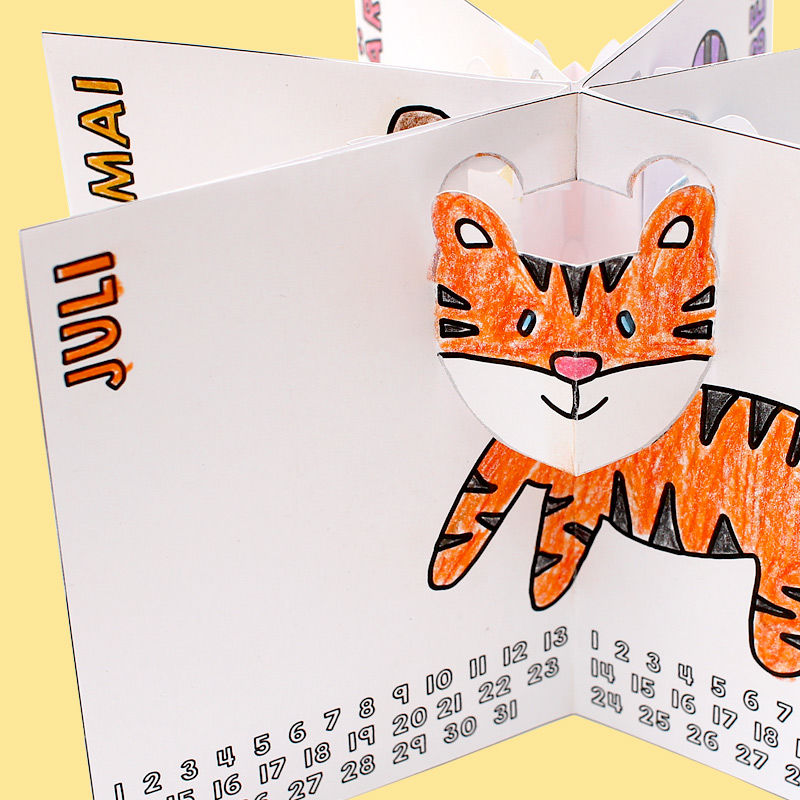 Pop-Up Kalender PDF