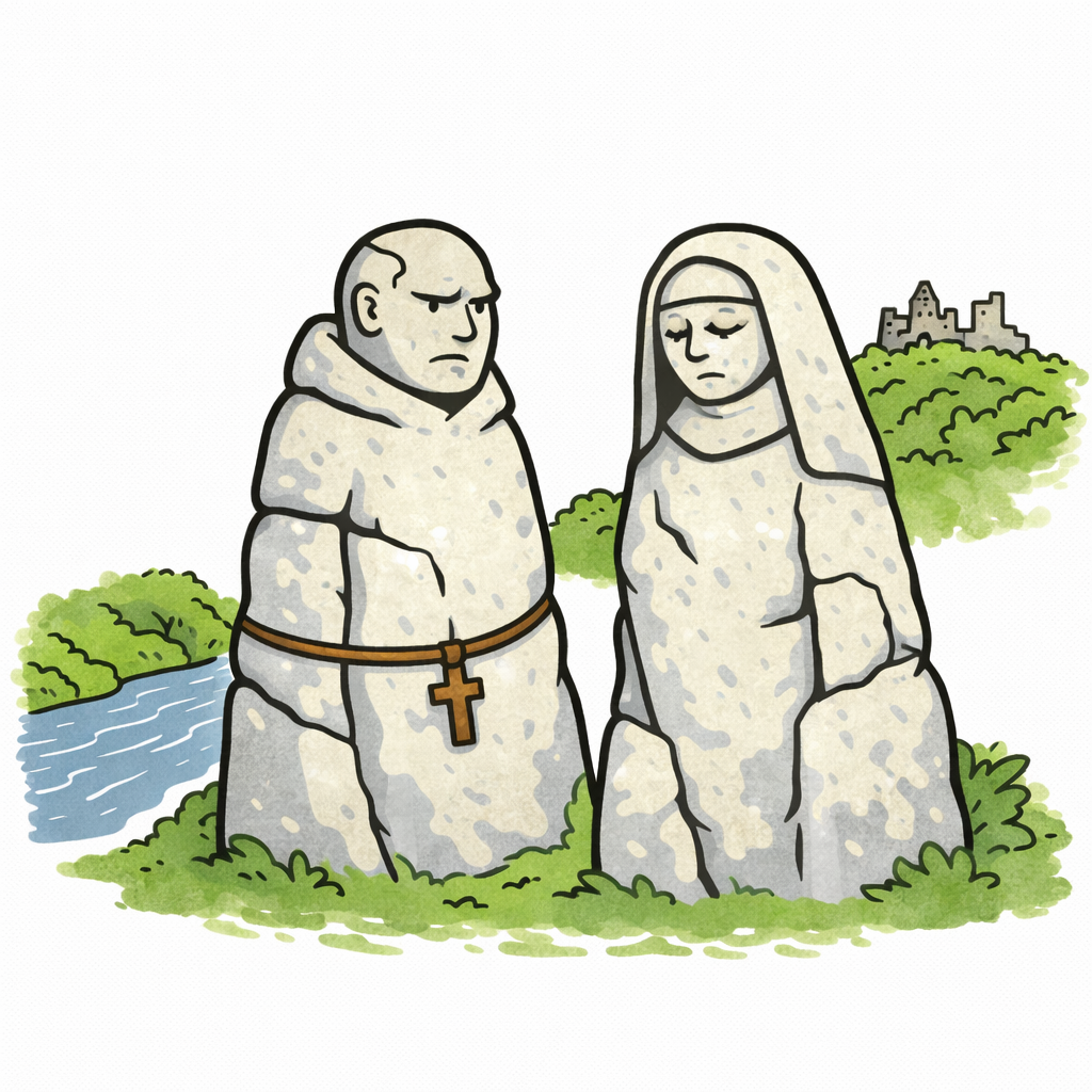 Pater und Nonne bei Letmathe