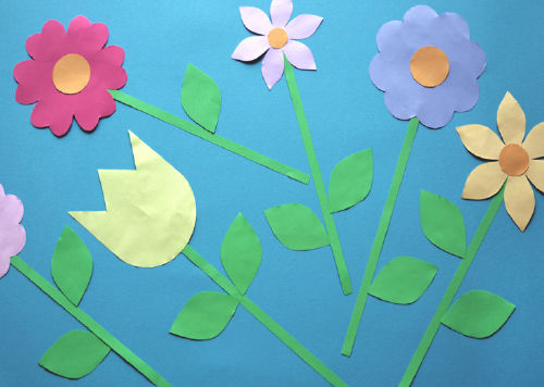 Anleitung - Blumen-Fensterbild