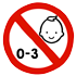 Achtung - nicht für Kinder unter 3 Jahren.
