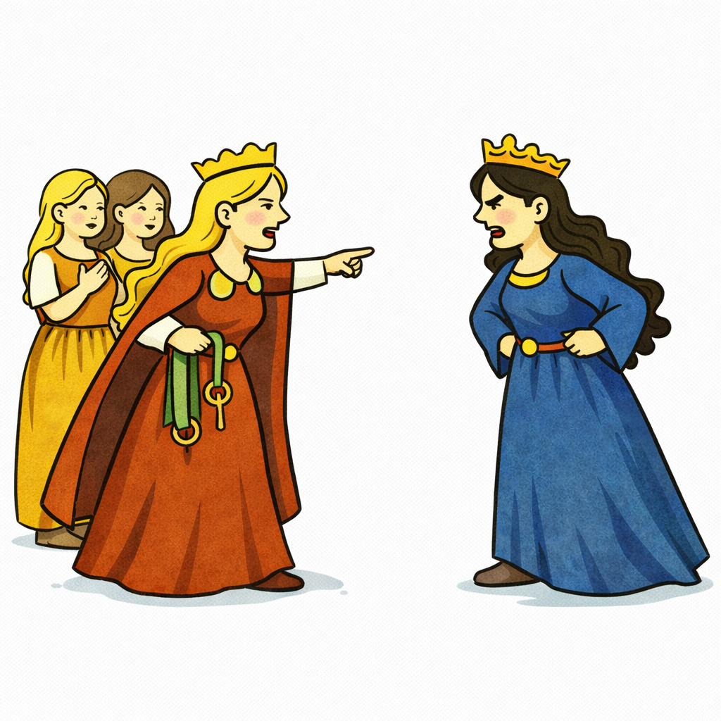 Sigfried und Kriemhild - Der Streit der Königinnen