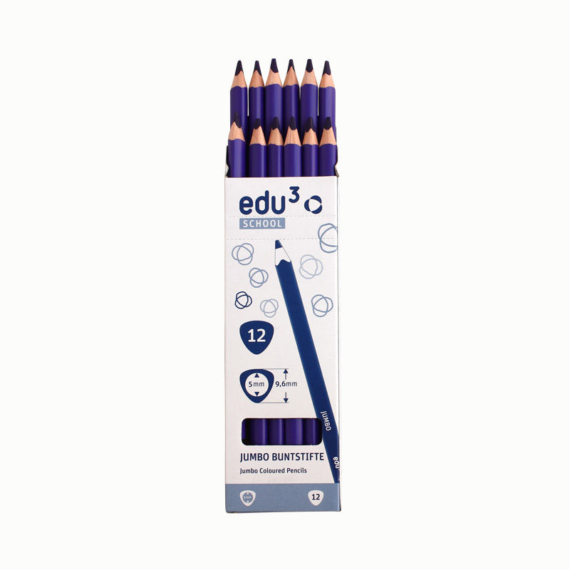 Jumbo Tri, 12 Stifte, blassrosa Violett