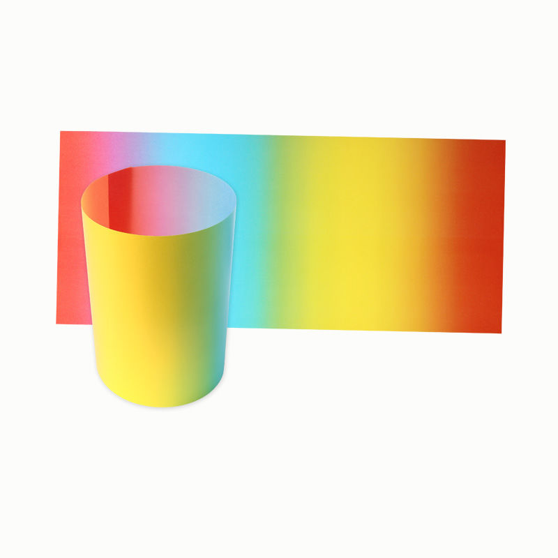 Regenbogen-Pergament, 25 Bogen, 22 x 51 cm