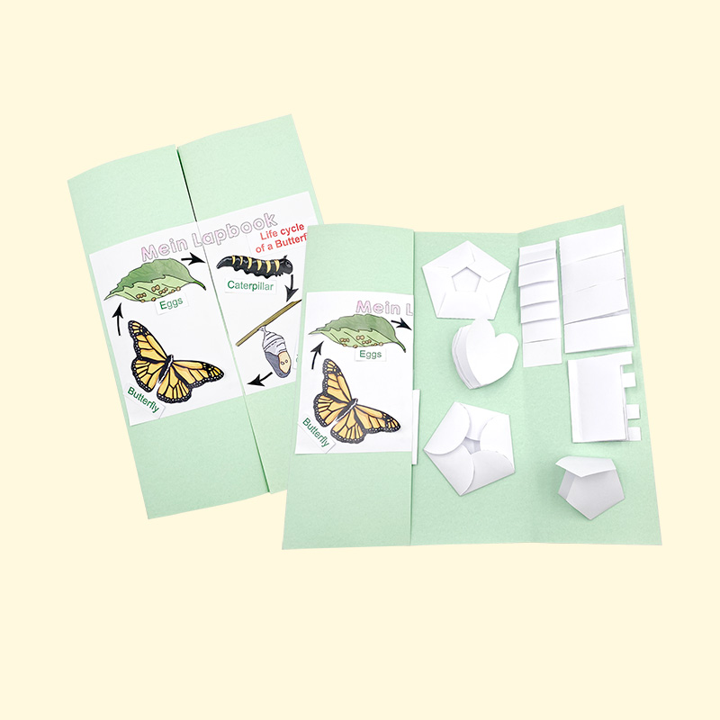 Lapbook basteln mit Blanko-Vorlagen