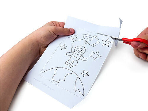 Anleitung Stickbilder - Astronauten sticken