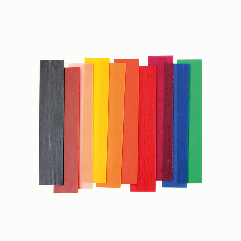 Kerzenverzierwachs, 12 Folien, 4 x 20 cm