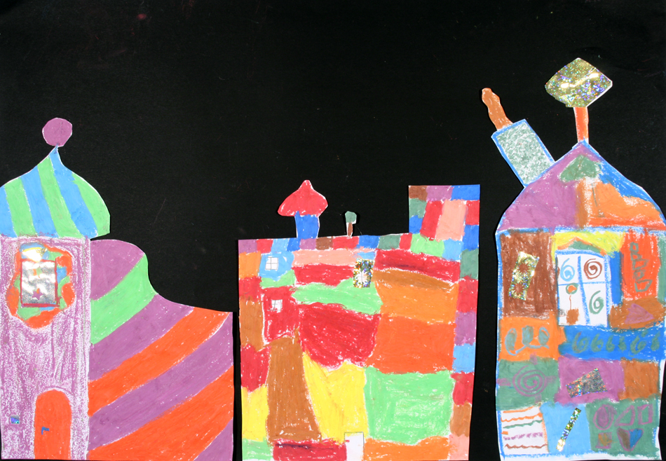 Hundertwasser-Häuser von Meik, Niklas und Maya (9)