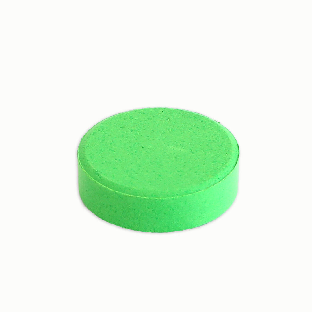 Tempera-Puck 44 mm, hellblau Gelbgrün