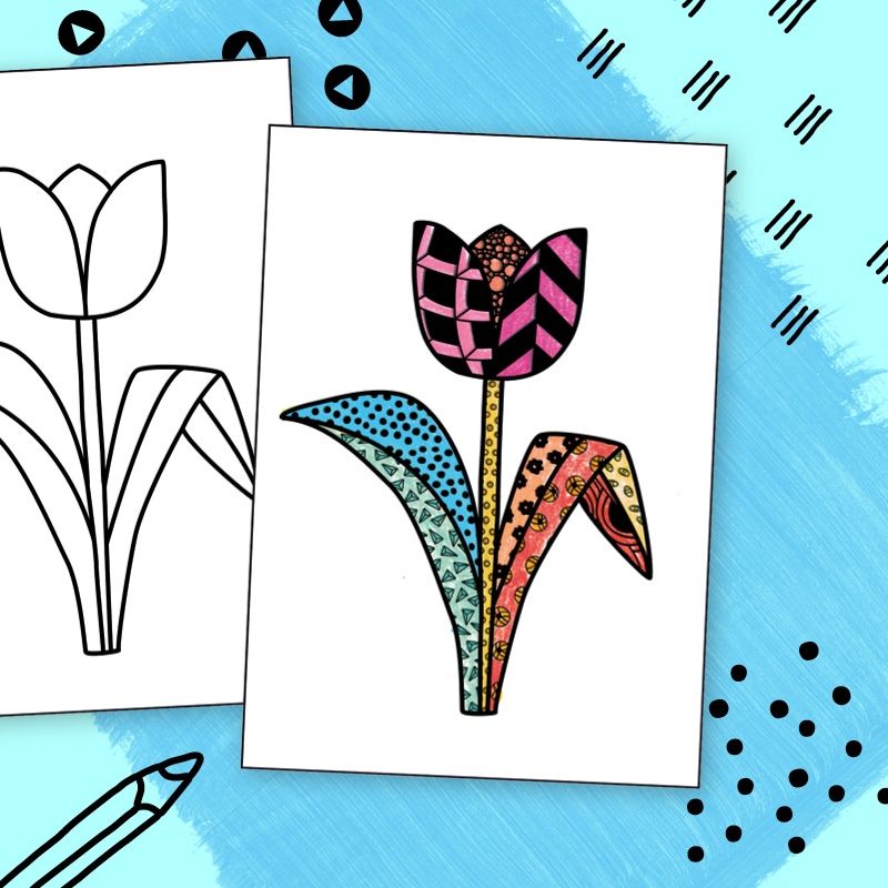 Doodle Tangles - Frühling PDF