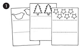 Anleitung Adventsketten basteln