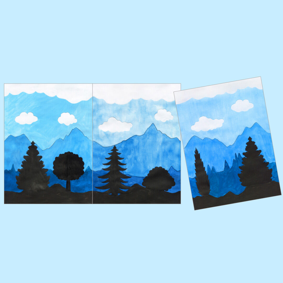 Farbperspektive - Panoramalandschaft PDF