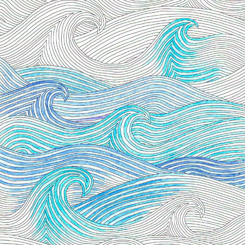 Ausmalbilder - Linien PDF