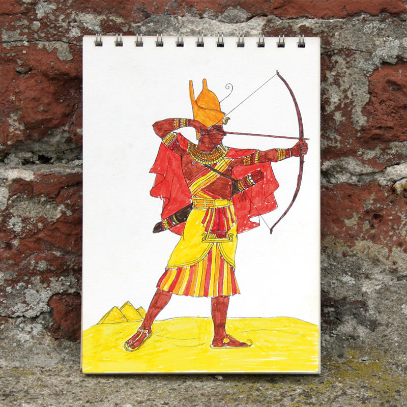 Taschenmalbuch Historische Kämpfer