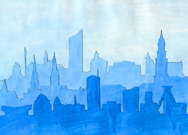 Skyline-Silhouette - Mix