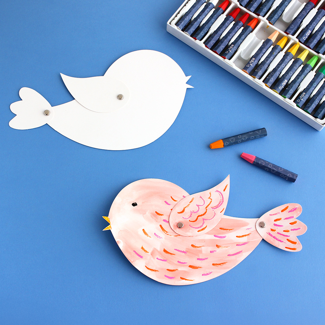 Blanko-Vogel, 3er Set