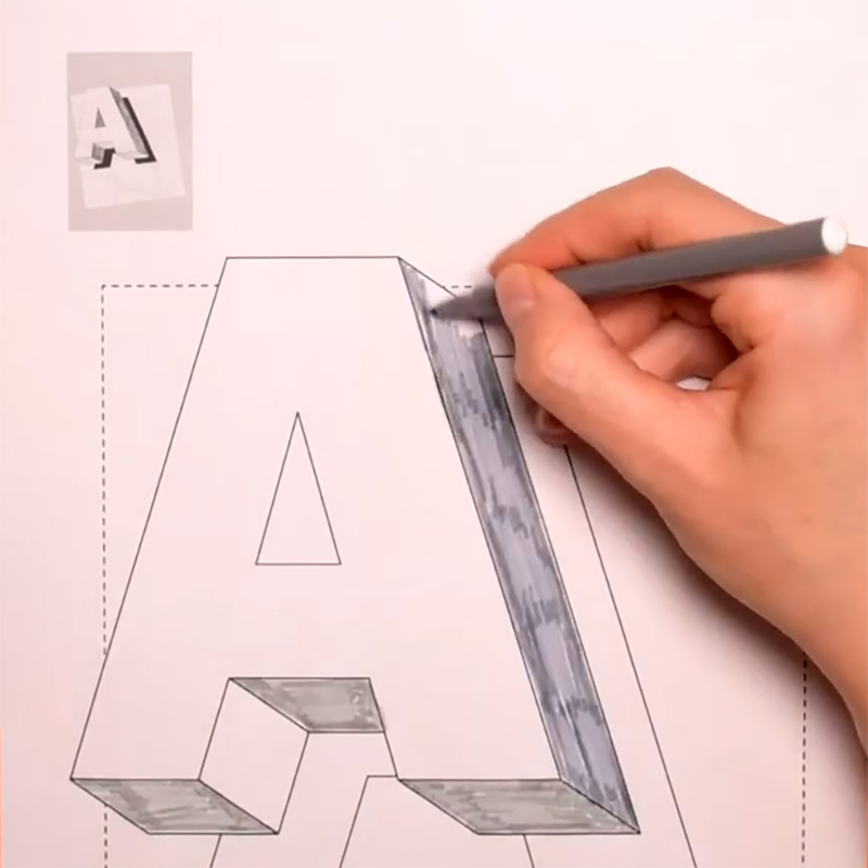 Schwebende Buchstaben Schwebende Buchstaben