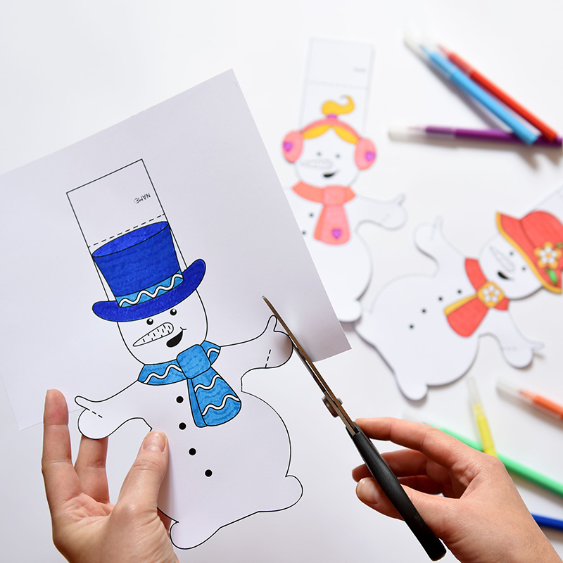 Schneemann-Girlanden Schneemann-Girlanden