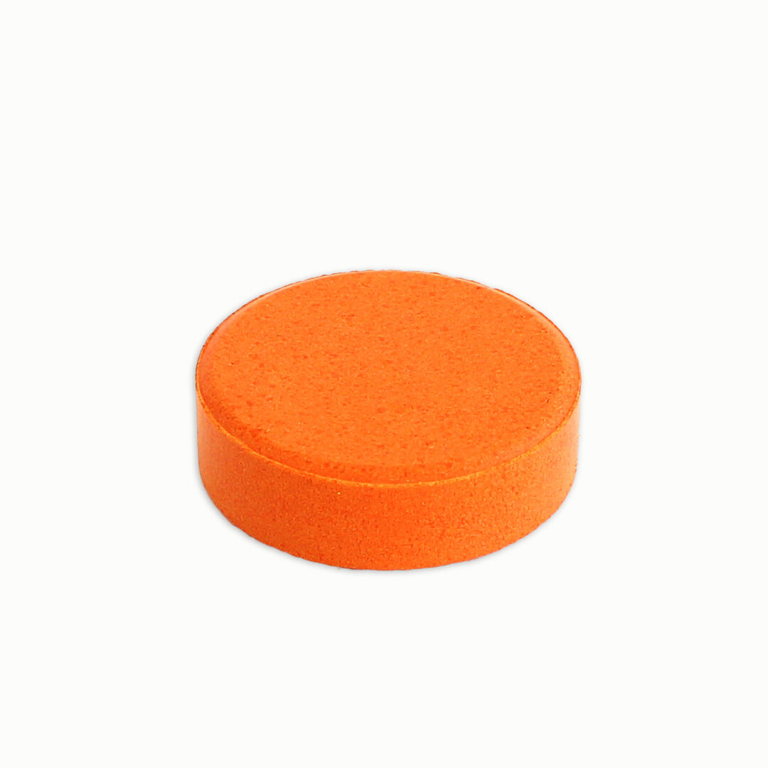 Tempera-Puck 44 mm, hellblau Orange